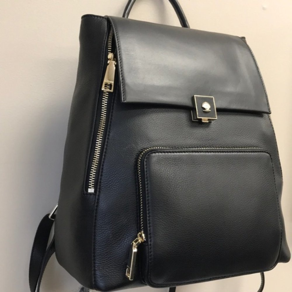 Modalu Agatha Leather Backpack Rucksack - Picture 2 of 8